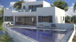Moderne villa met zeezicht te koop Benissa